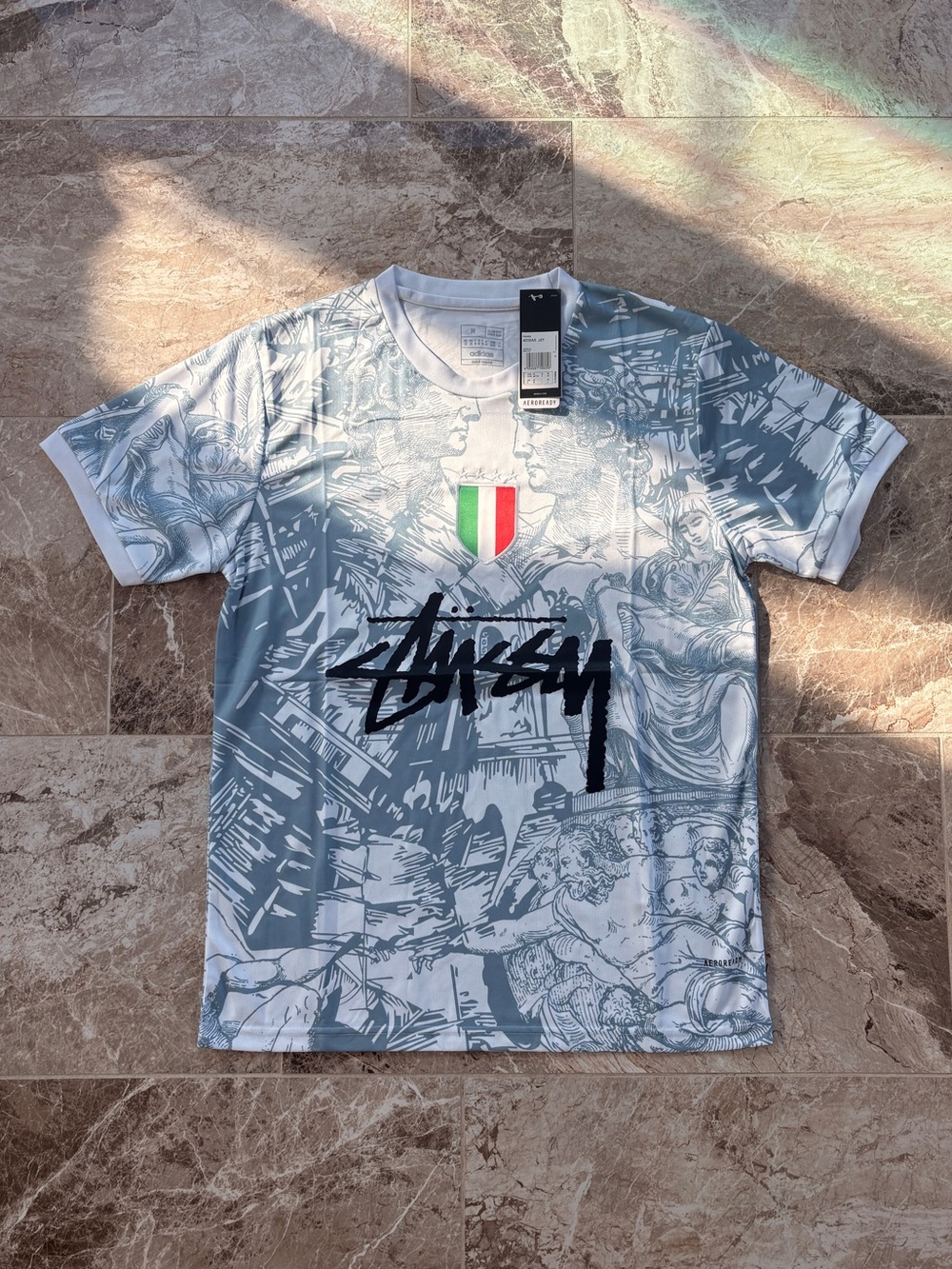 Stussy X Adidas Italia Jersey